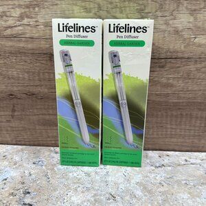 2X Lifelines Ballpoint Pen Diffuser Herbal Garden Rosemary Essential Oil Pen